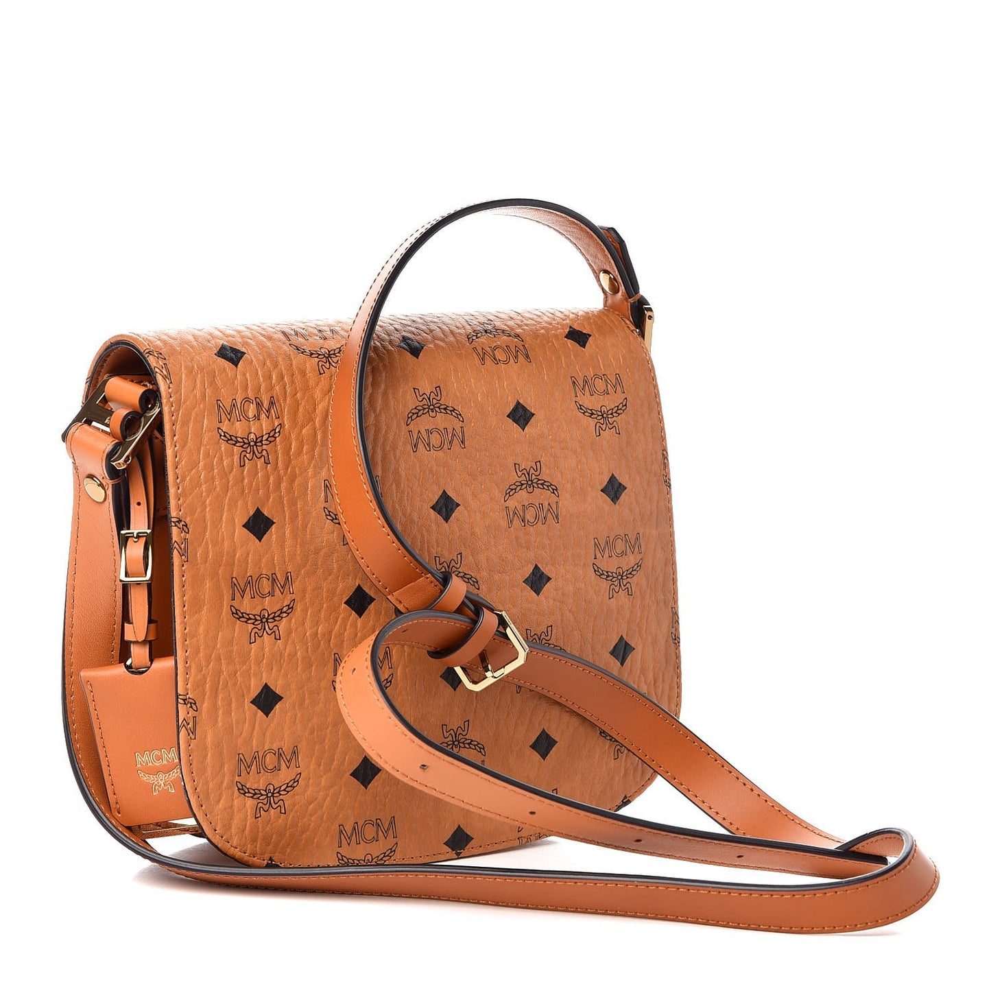 Visetos Patricia Crossbody Bag Cognac