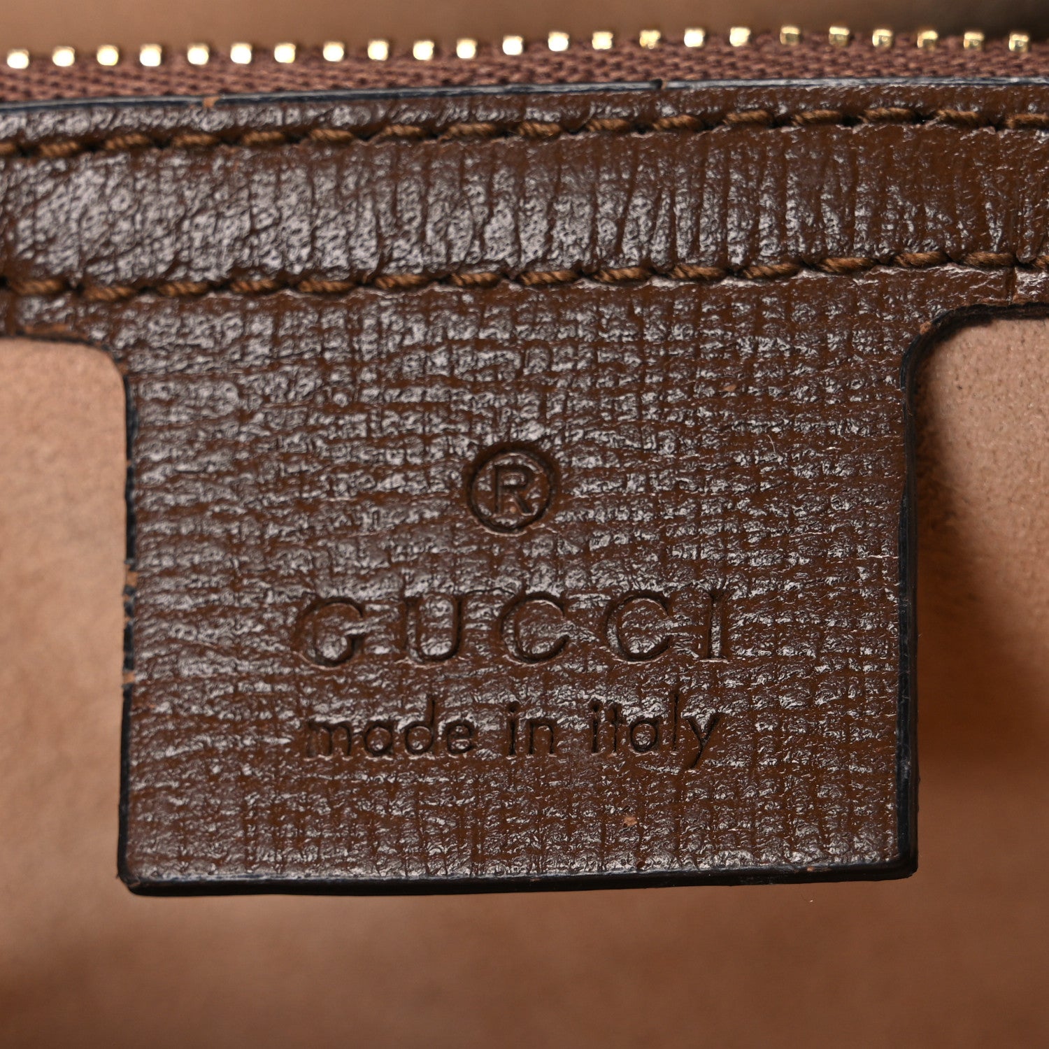 Gucci GG Supreme Monogram Small Horsebit 1955 Shoulder Bag Beige Brown Sugar 6 of 12