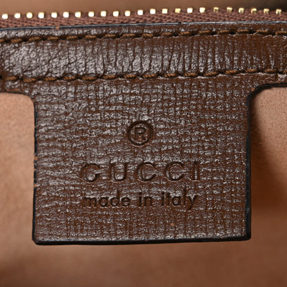 Gucci GG Supreme Monogram Small Horsebit 1955 Shoulder Bag Beige Brown Sugar 6 of 12