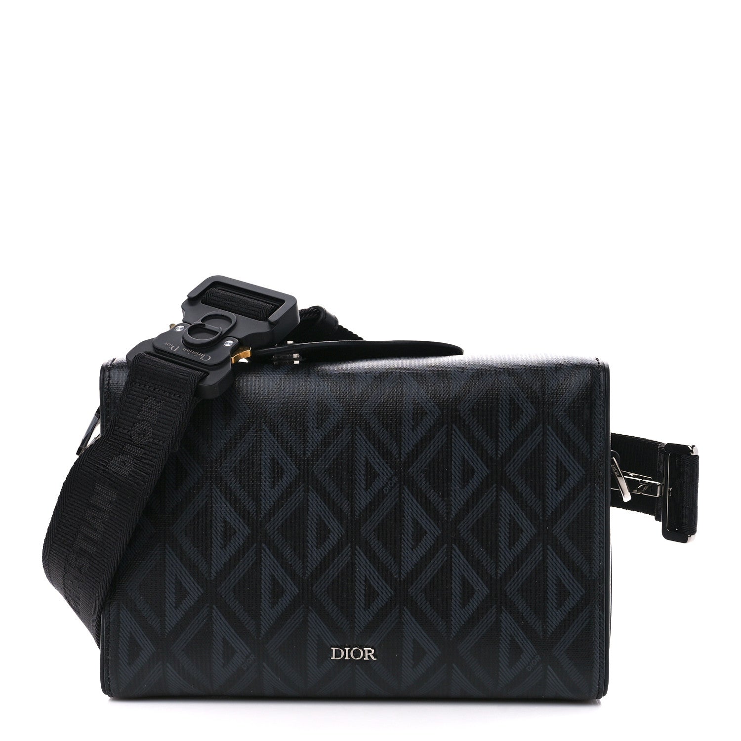 Christian Dior Canvas CD Diamond Lingot 22 Bag Black 1 of 10