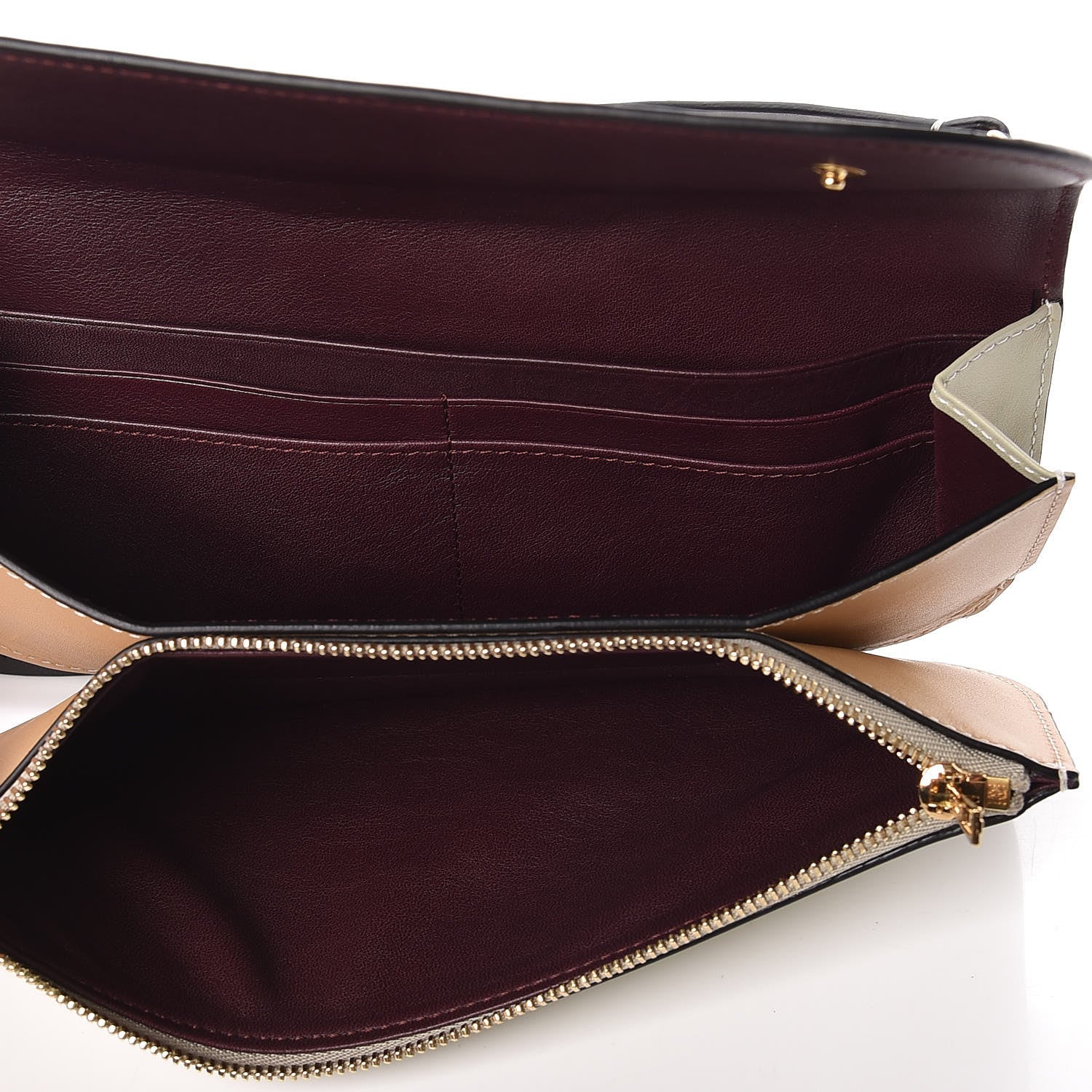 Loewe Smooth Calfskin Gate Pochette Gold Light Olive 5 of 8