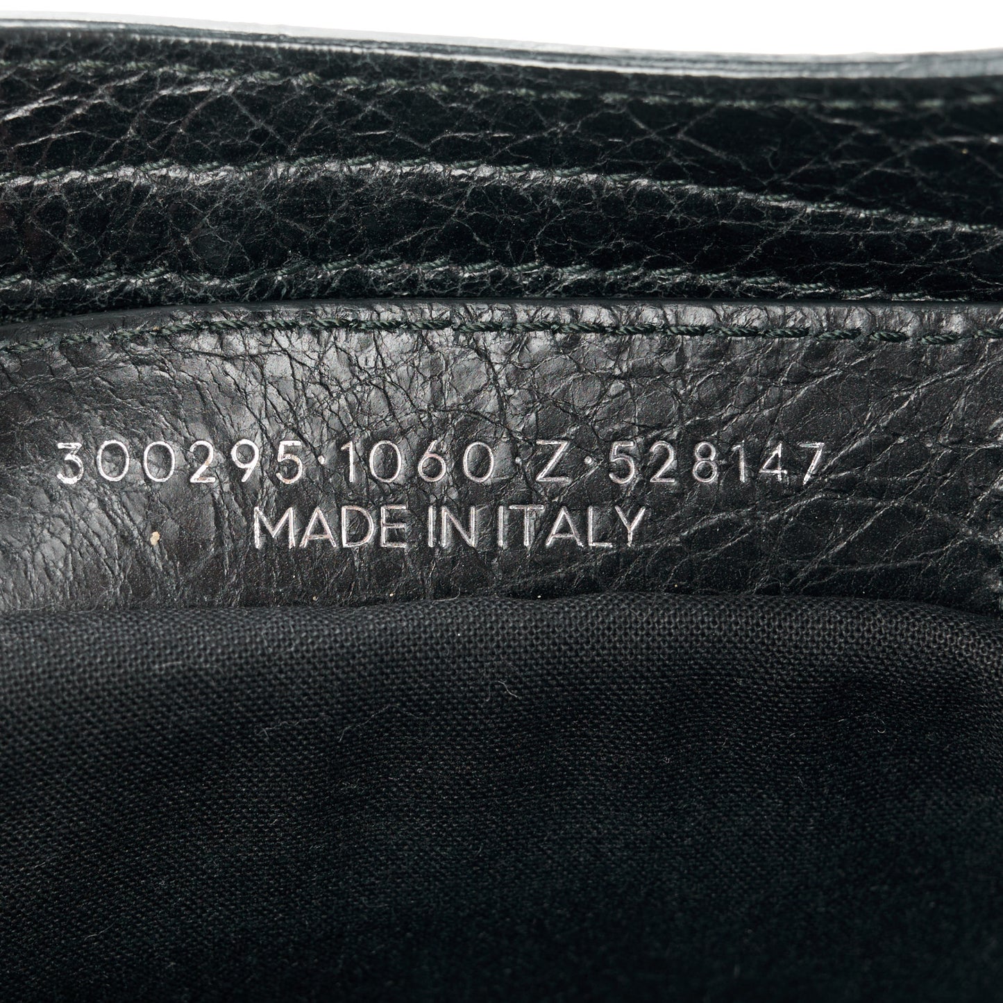 Agneau Classic Silver Hardware Mini City Logo Strap Black White