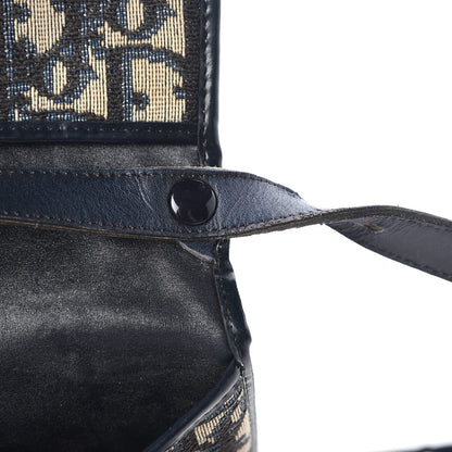Christian Dior Monogram Flap Navy Blue 12 of 14
