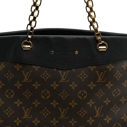Louis Vuitton Monogram Pallas Shopper Black 7 of 11