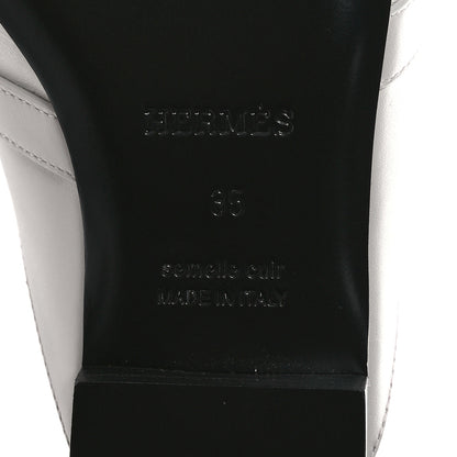 Hermes Calfskin Fringed H Canvas Oz Mules 35 Beige Glaise Framboise 6 of 9