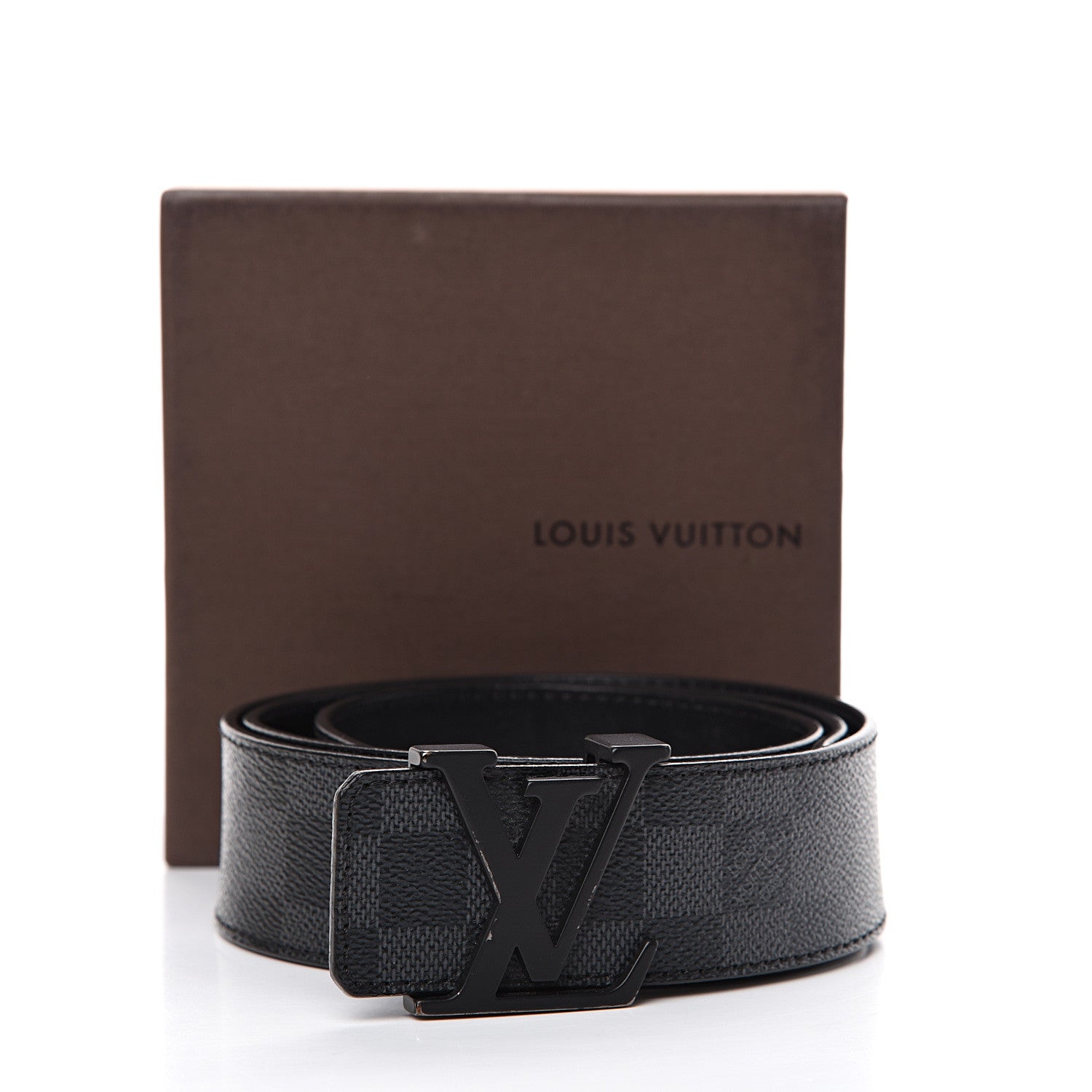 Louis Vuitton Damier Graphite 40mm LV Initiales Belt 90 36 11 of 11