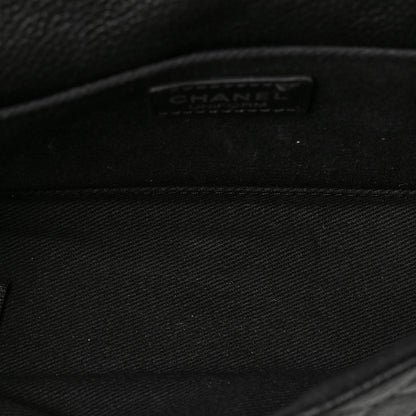 Chanel Grained Calfskin Quilted 2.55 Reissue Flap Belt Bag Clutch Black 5 of 8