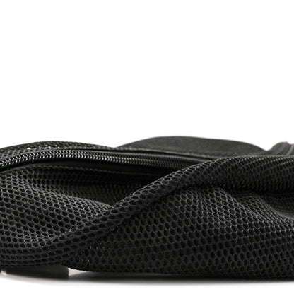 Alexander Wang Nylon Mesh Logo Printed Attica Gym Shoulder Bag Black 8 of 11