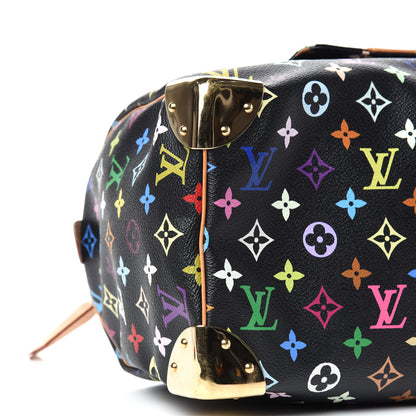 Louis Vuitton Monogram Multicolor Speedy 30 Black 6 of 8