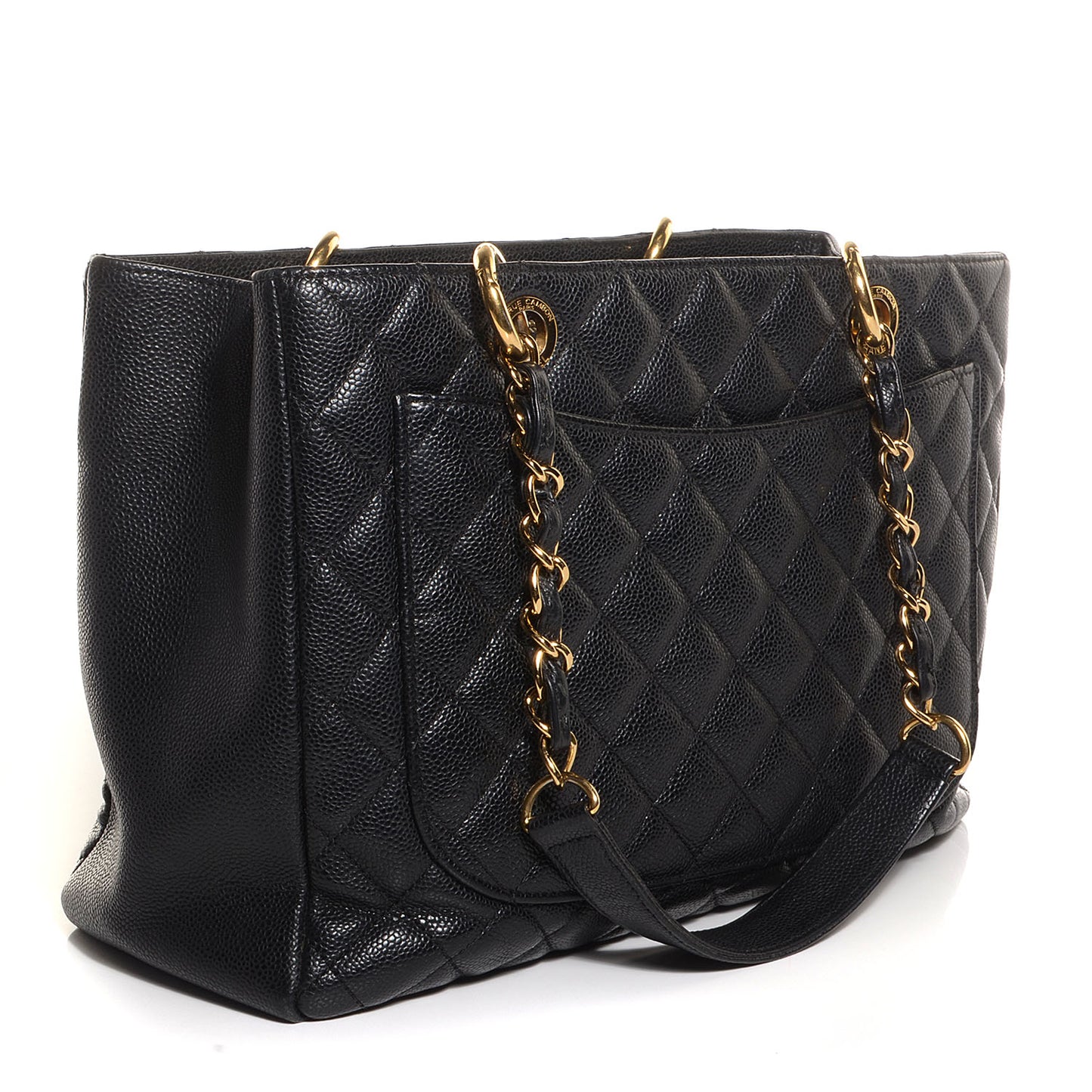 Caviar Grand Shopping Tote GST Black