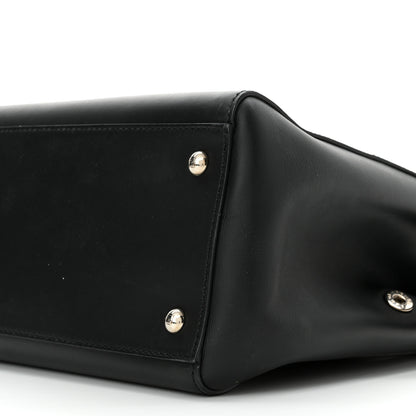 Fendi Vitello Baltico Dolce DotCom Satchel Black 9 of 11