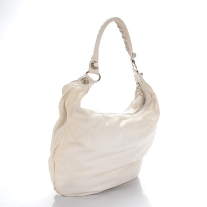 Balenciaga Chevre Giant 21 Silver Hardware Hobo Natural 3 of 11