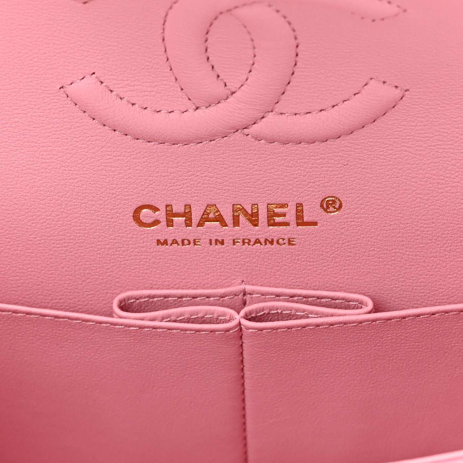 Chanel Lambskin Quilted Small Double Flap Pink 6 of 12