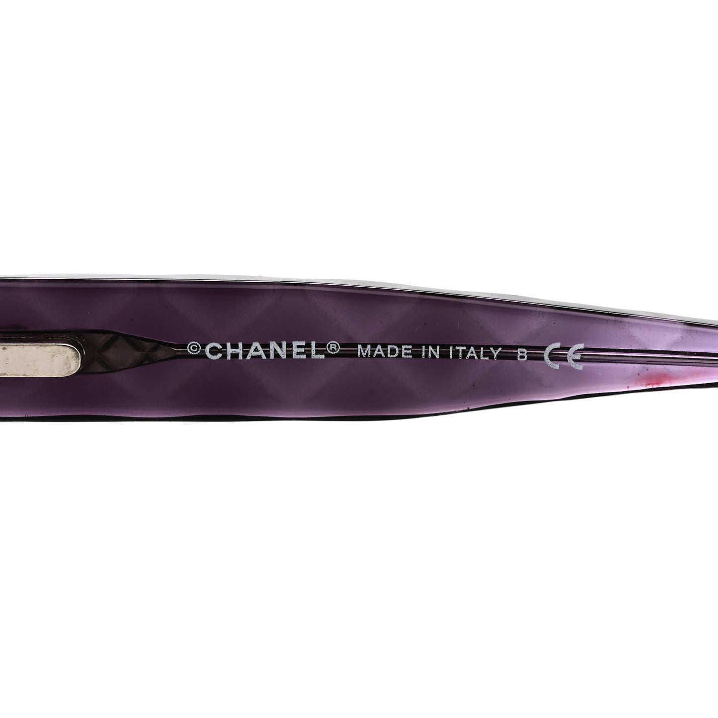 Quilted CC Mod Sunglasses 5124 Purple