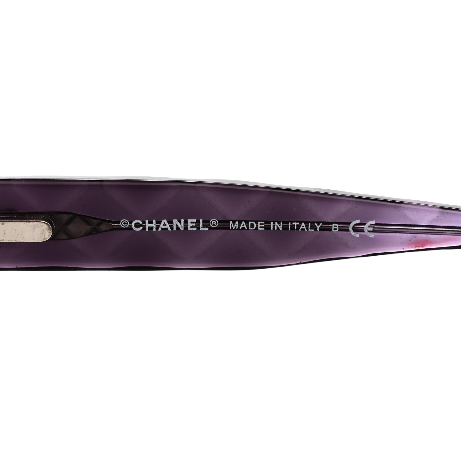 Chanel Quilted CC Mod Sunglasses 5124 Purple 6 of 7