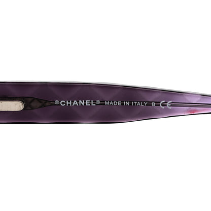 Chanel Quilted CC Mod Sunglasses 5124 Purple 6 of 7