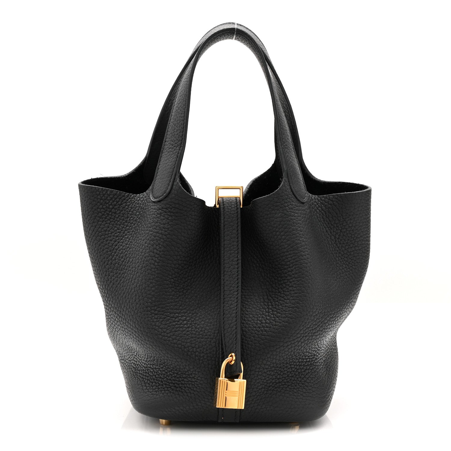 Hermes Taurillon Clemence Picotin Lock 18 PM Black 1 of 12