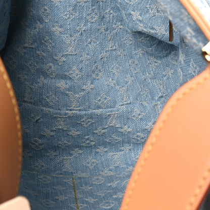 Louis Vuitton Monogram Denim CarryAll PM Sky Blue 6 of 11