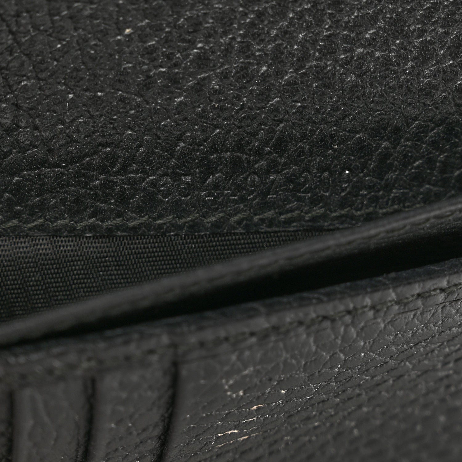 Gucci Dollar Calfskin Medium Swing Zip Around Wallet Black 7 of 9