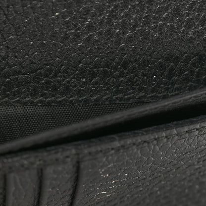 Gucci Dollar Calfskin Medium Swing Zip Around Wallet Black 7 of 9