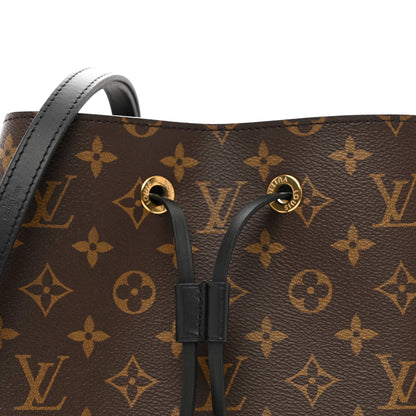 Louis Vuitton Monogram Neonoe MM Black 5 of 9