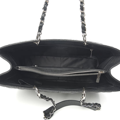 Chanel Caviar Quilted XL Grand Shopping Tote GST Black 4 of 9