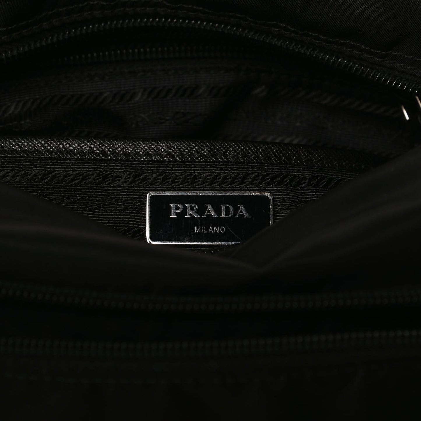 Nylon New Vela Studded Messenger Black Soleil