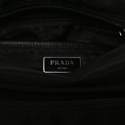 Prada Nylon New Vela Studded Messenger Black Soleil 8 of 16