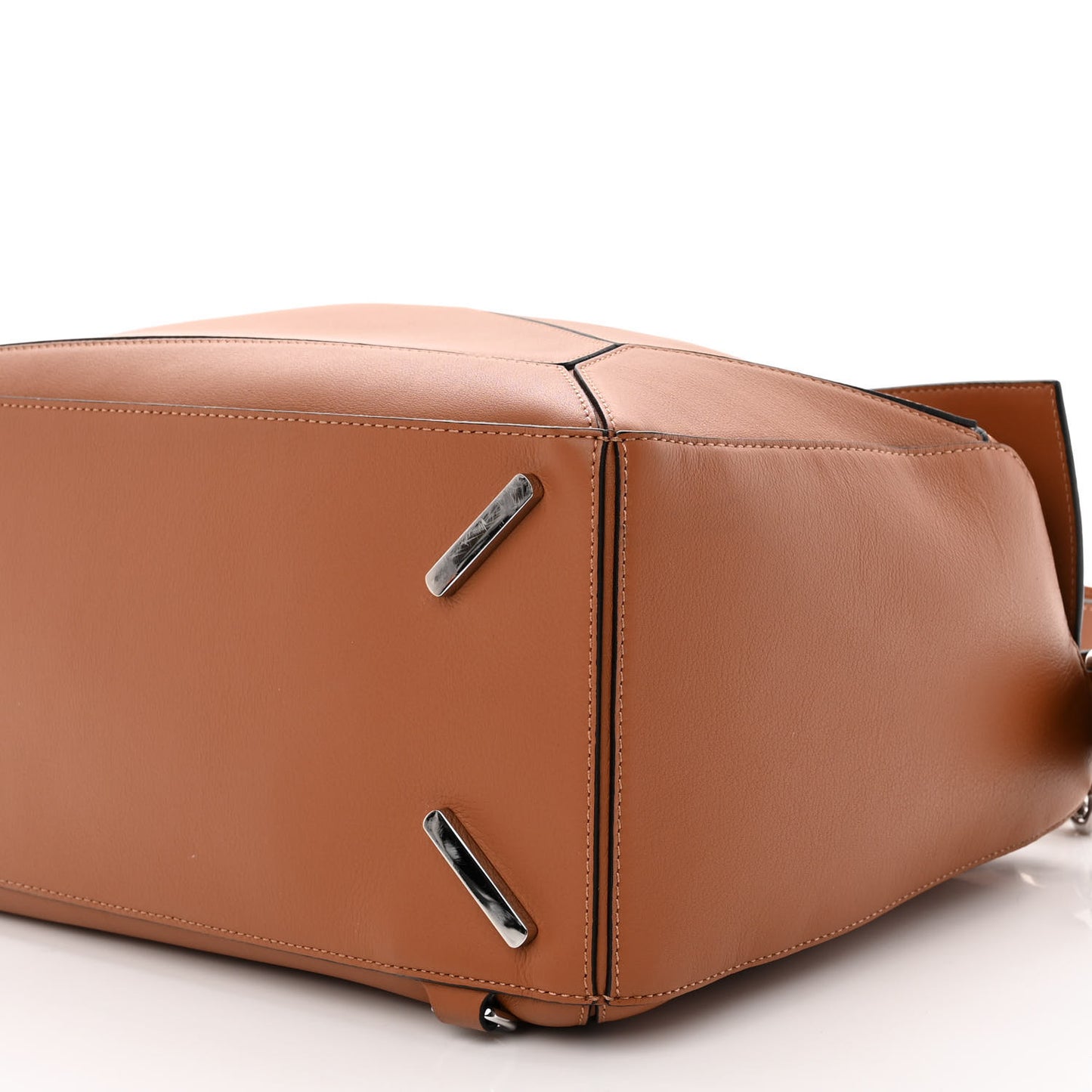 Calfskin Large Puzzle Bag Tan