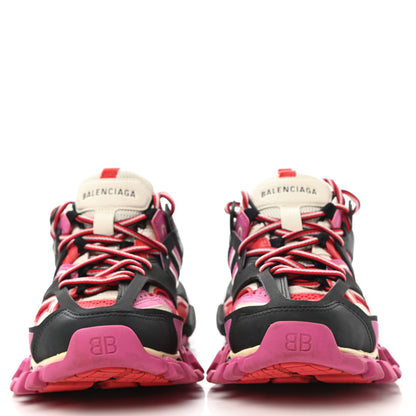 Balenciaga Mesh Nylon Womens Track Sneakers 36 Black Pink Red 2 of 8