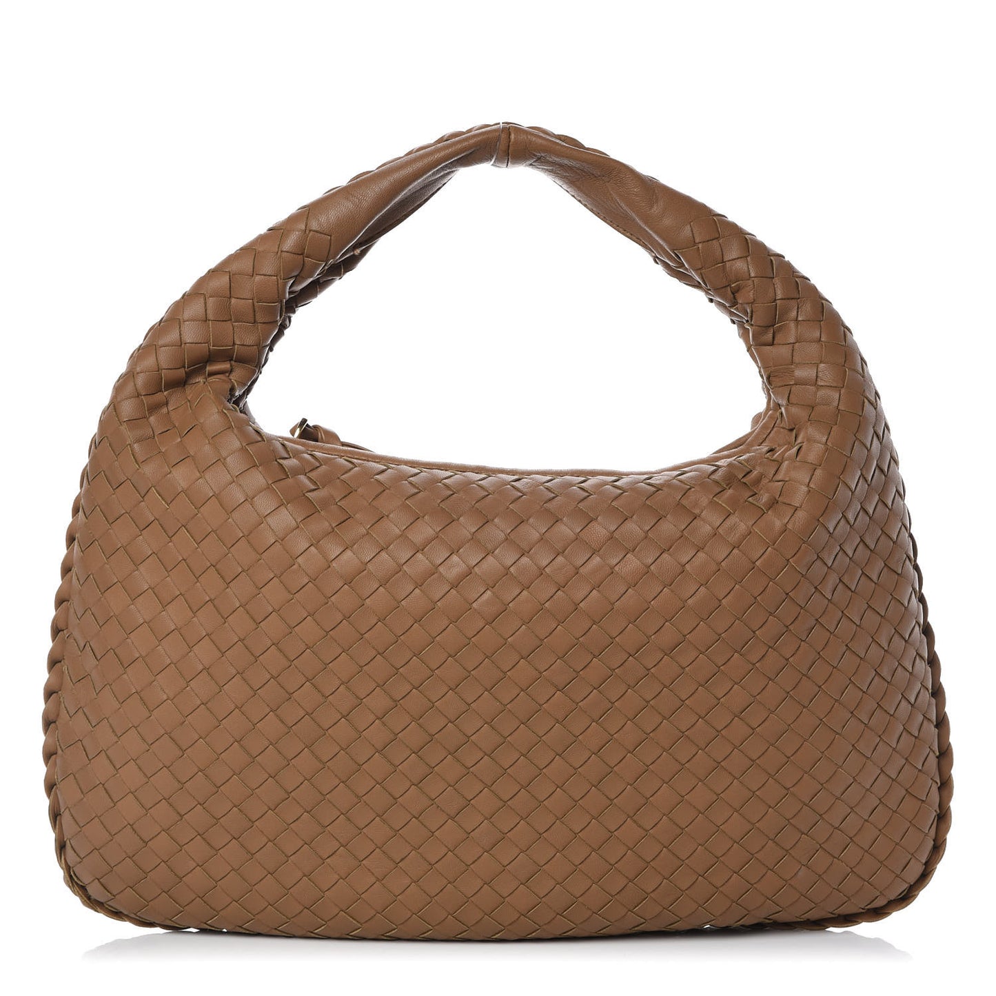 Nappa Intrecciato Medium Veneta Hobo Maple