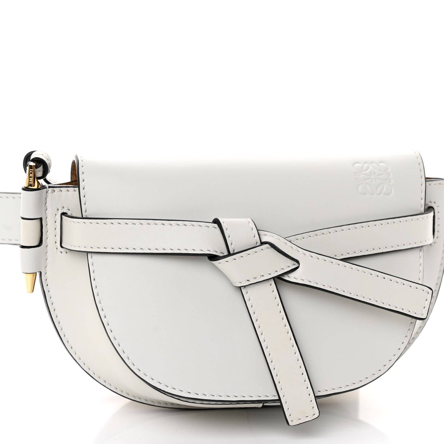 Loewe Calfskin Mini Gate Belt Bag Kaolin 7 of 9