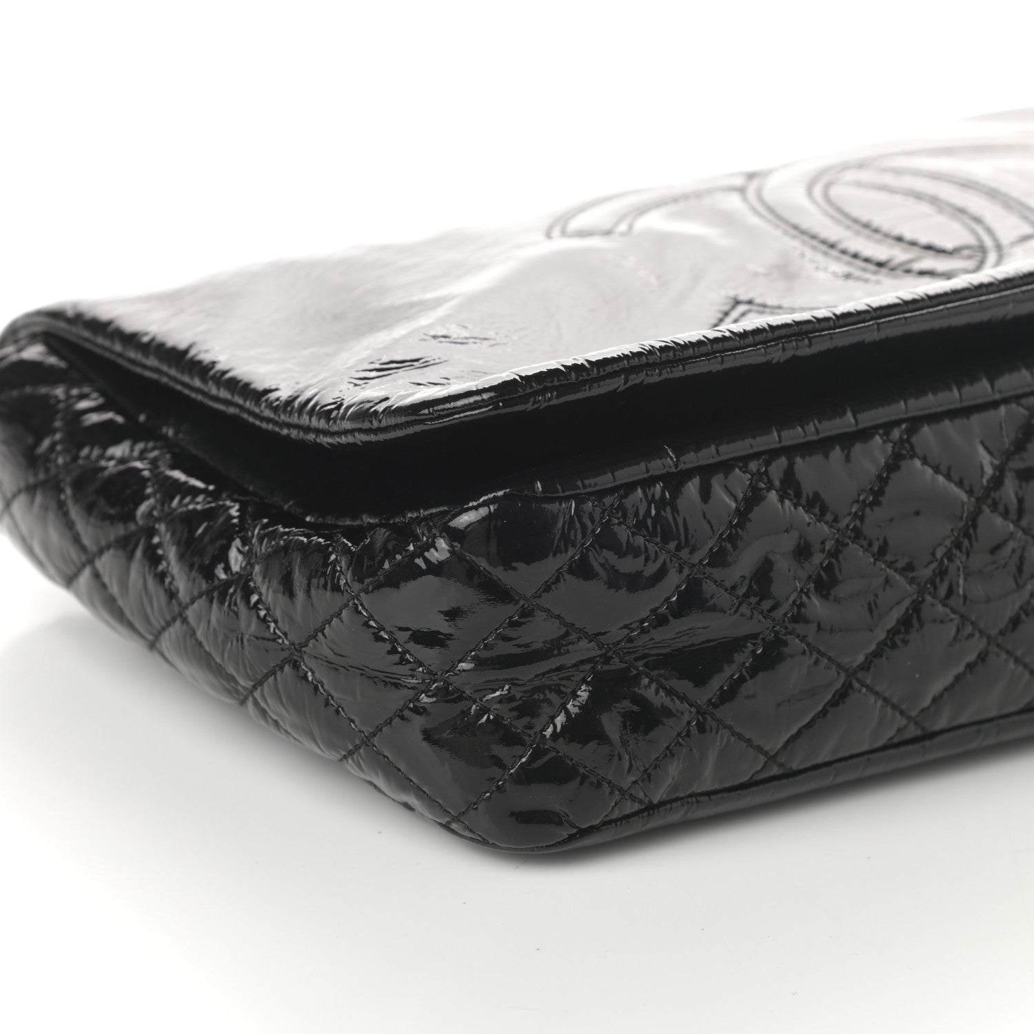 Chanel Vinyl Medium Rock and Chain Flap Black 9 of 10