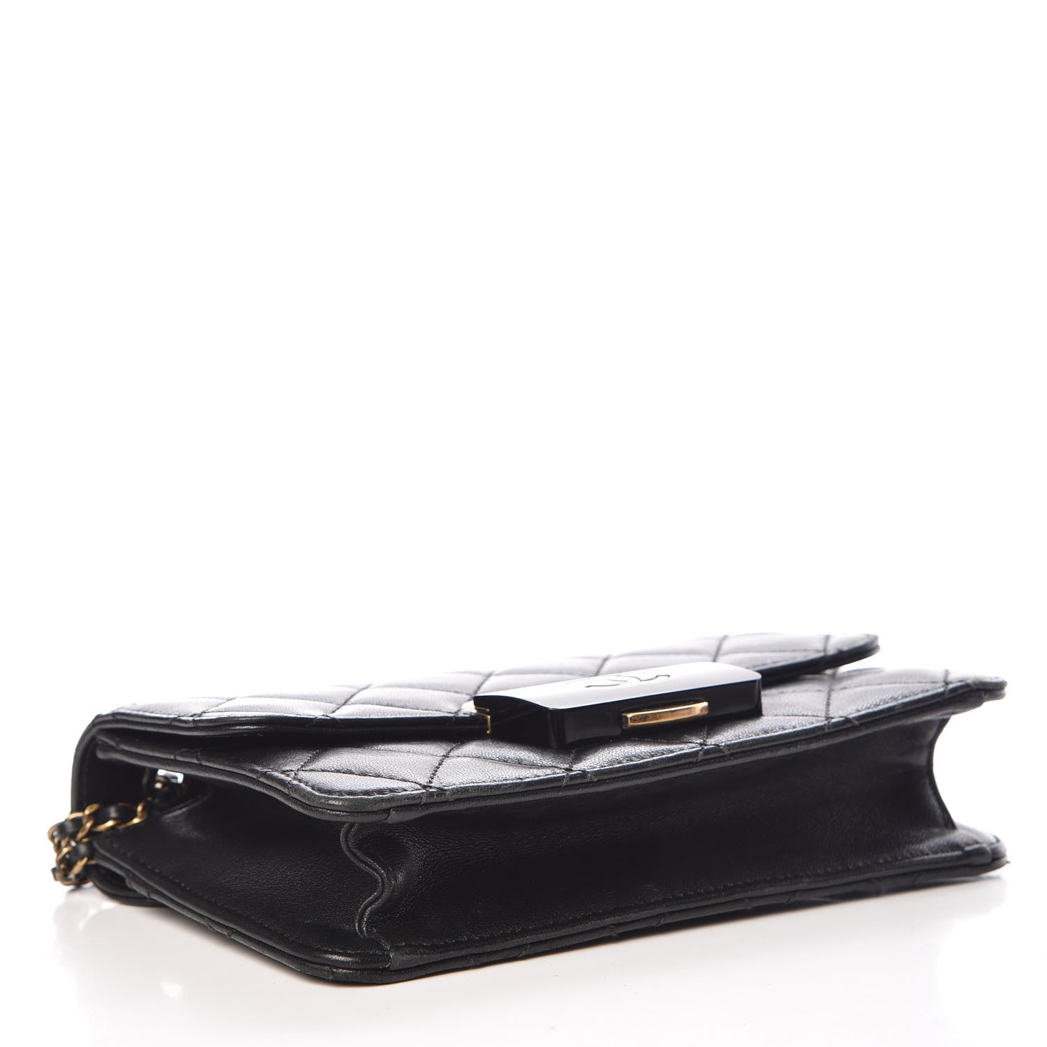 Chanel Sheepskin Quilted Beauty Lock Flap Black 4 of 10