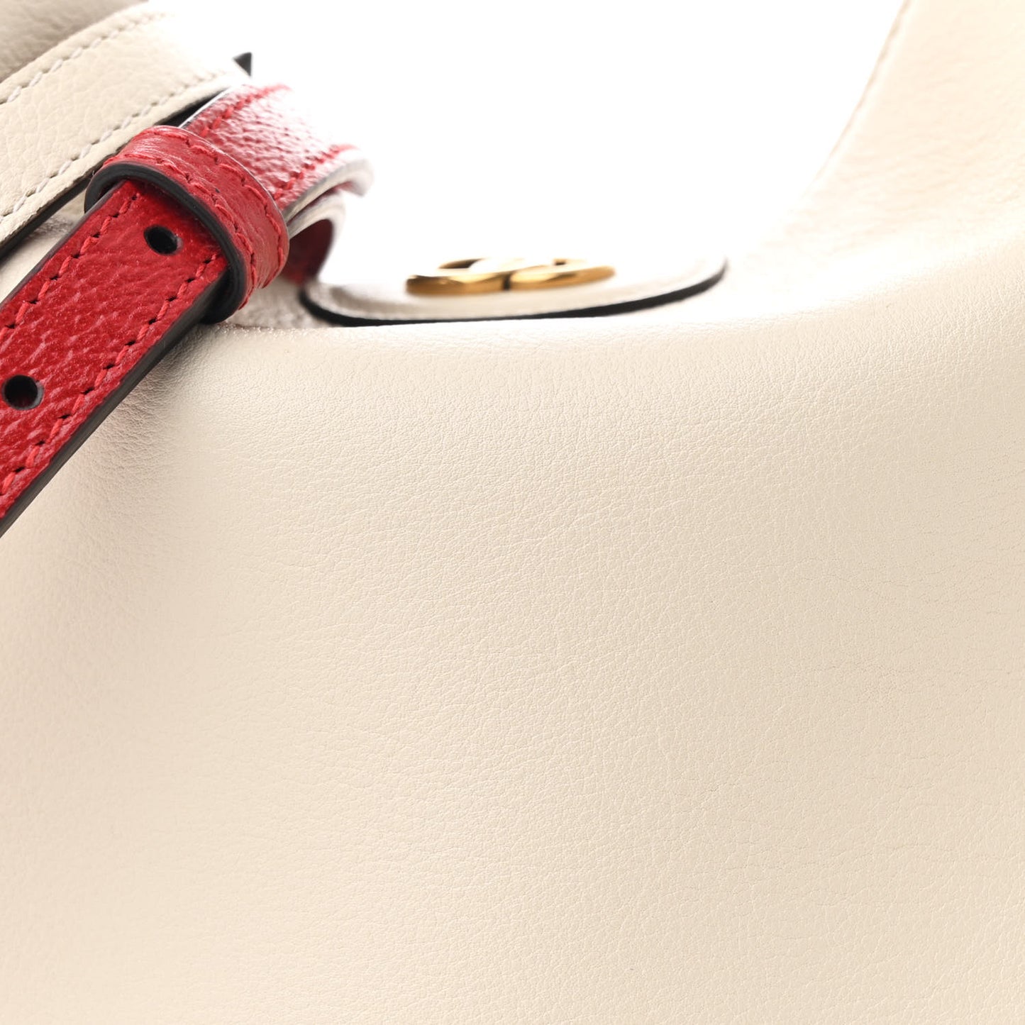 Softy Wonka Textured Dollar Calfskin Small Diana Shoulder Bag Mystic White Hibiscus Red