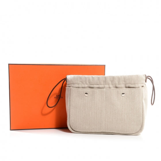 Hermes Canvas Barenia Fourbi 20 PM Pouch Naturel Fauve 7 of 7