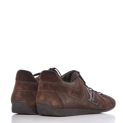 Louis Vuitton Suede Perforated Vibes Sneaker 9.5 Brown 4 of 9
