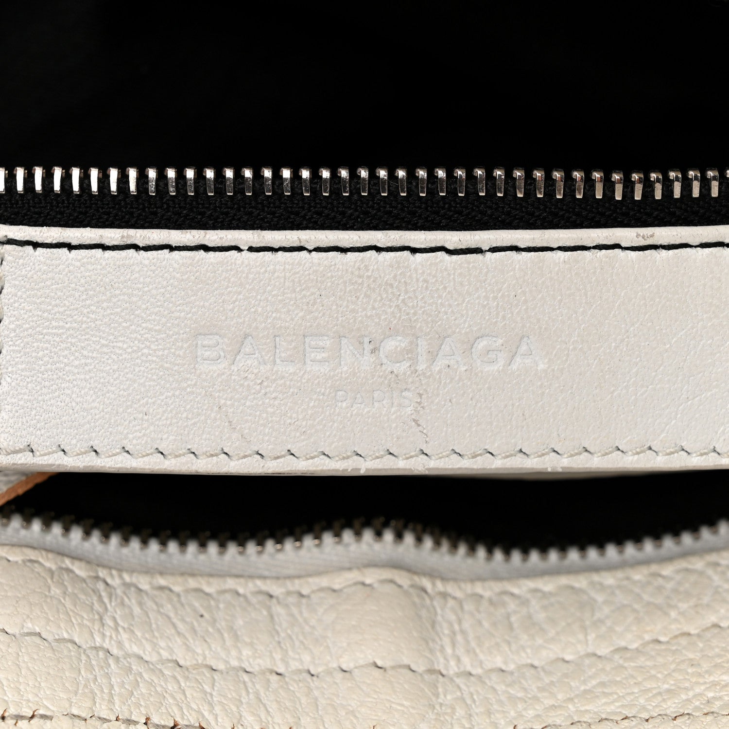 Balenciaga Chevre Silver Metallic Edge Hardware City White 7 of 18
