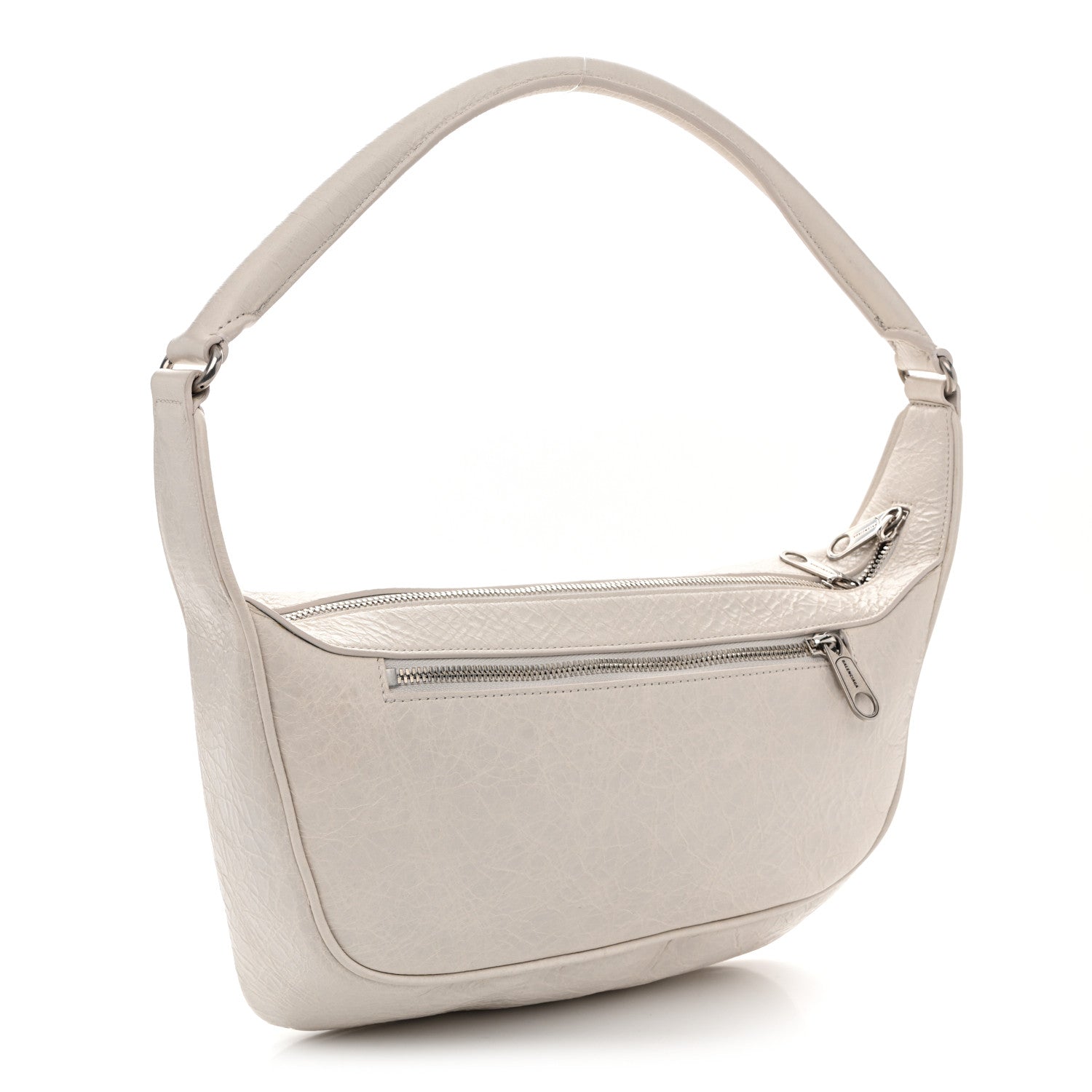 Balenciaga Arena Lambskin Raver Shoulder Bag Nacre 3 of 10