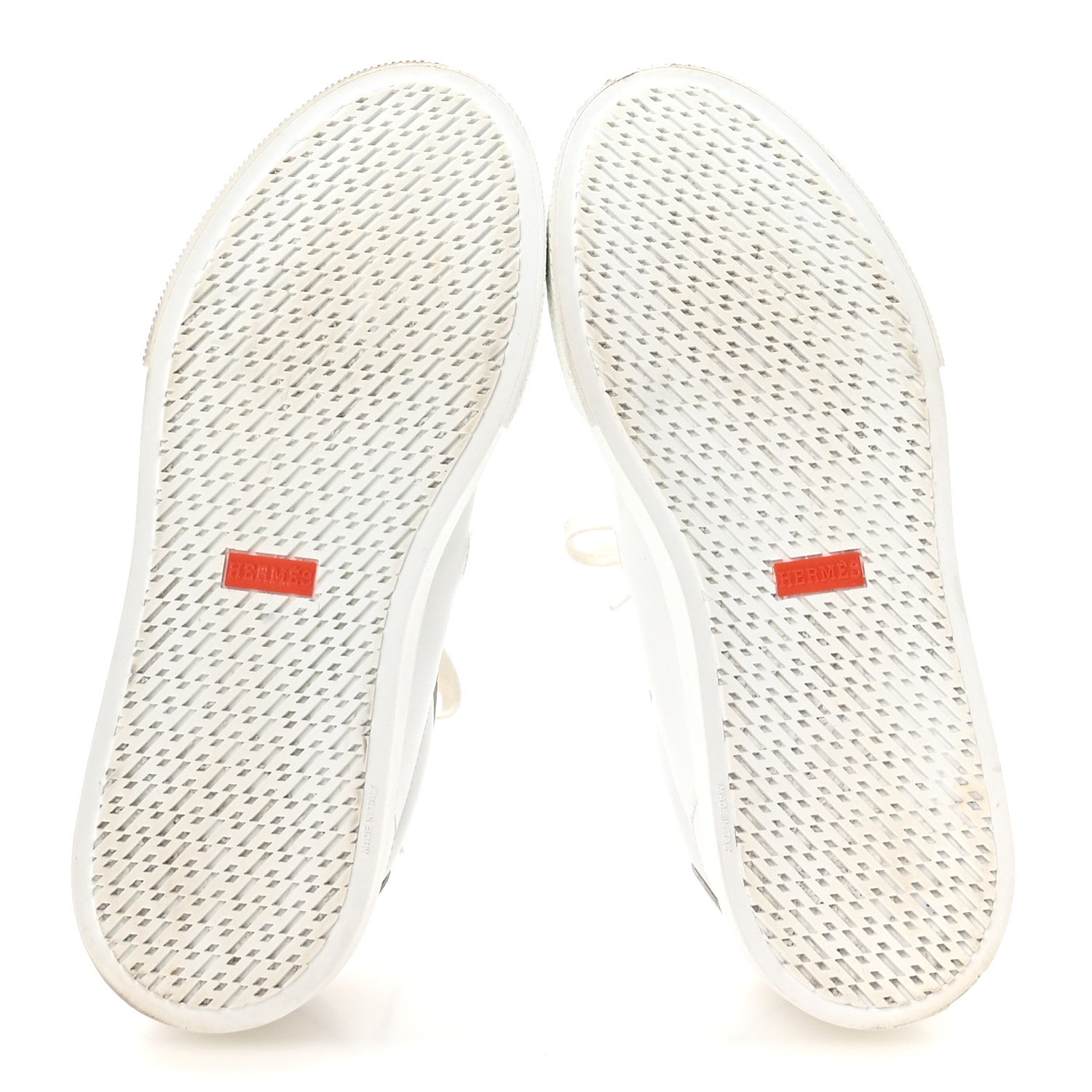 Hermes Calfskin Day Sneakers 39 White 6 of 8