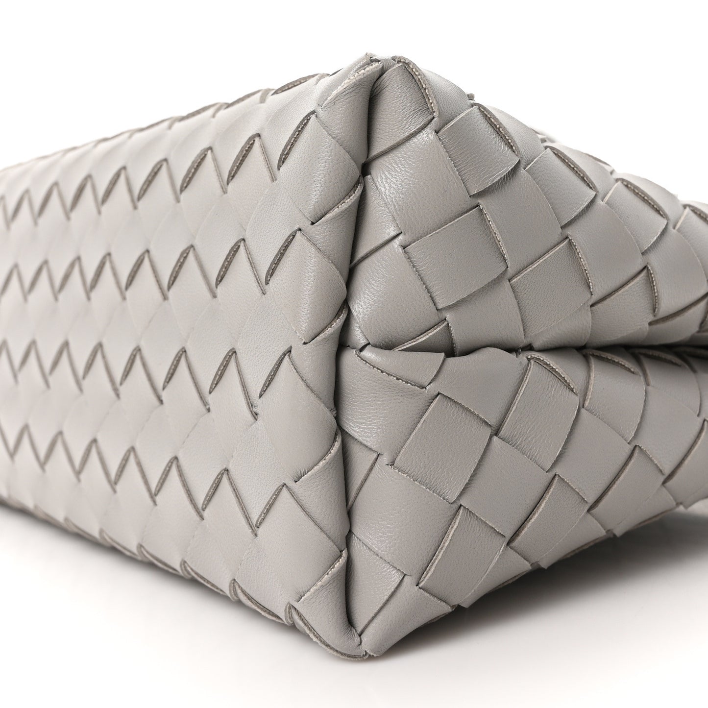 Nappa Intrecciato Small Andiamo Shoulder Bag Sterling
