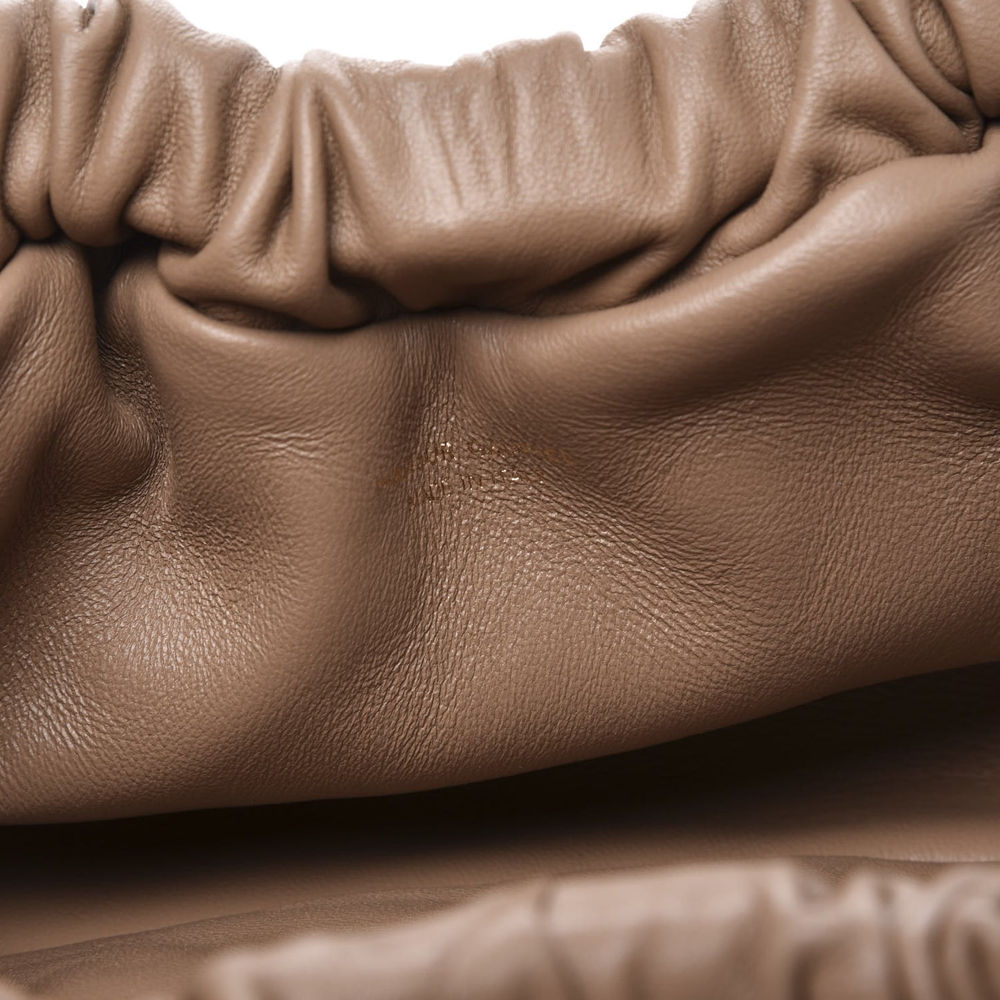 Lambskin Cloud Mini Clutch Biscotto