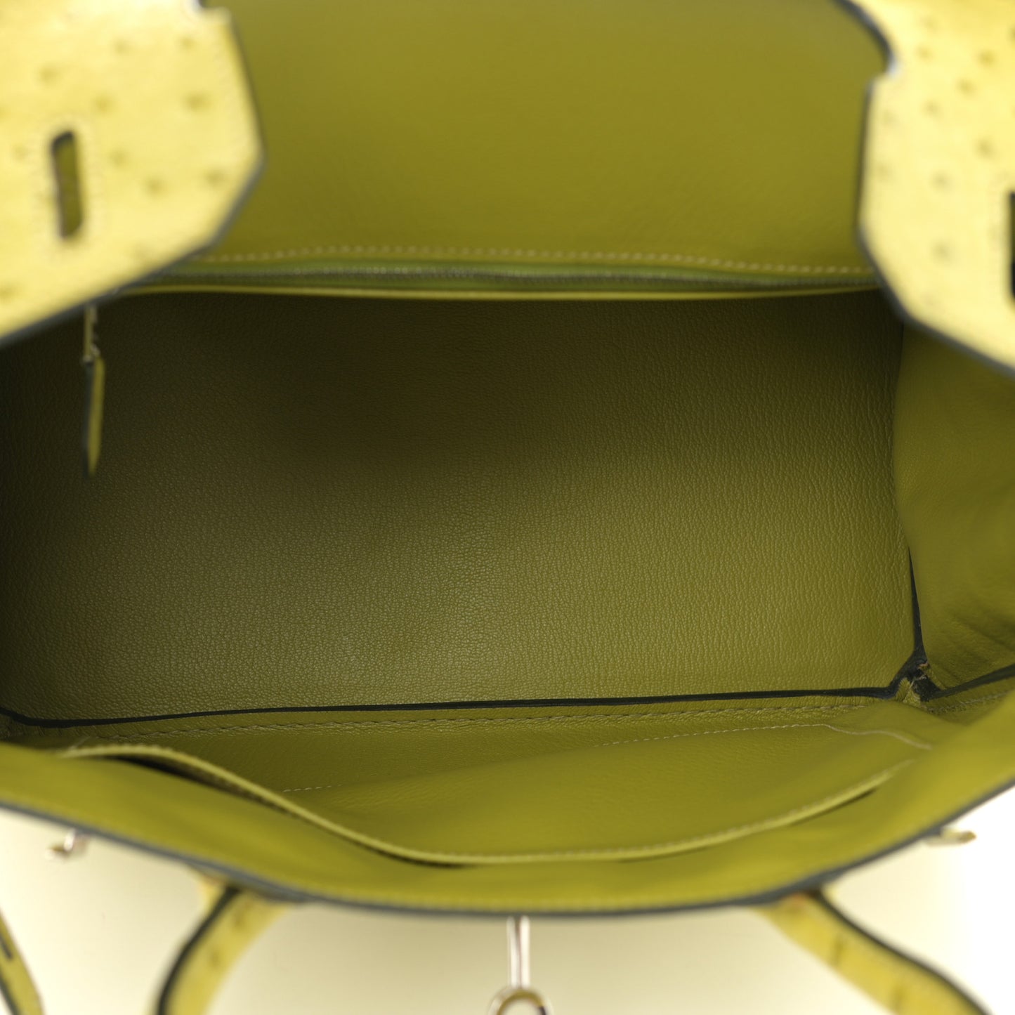 Ostrich Birkin 30 Vert Anis