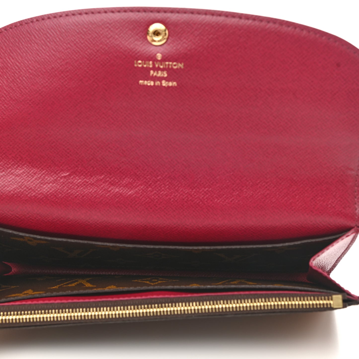 Monogram Emilie Wallet Fuchsia