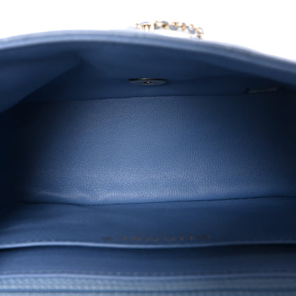 Chanel Lambskin Quilted Mini Square Flap Blue 5 of 10