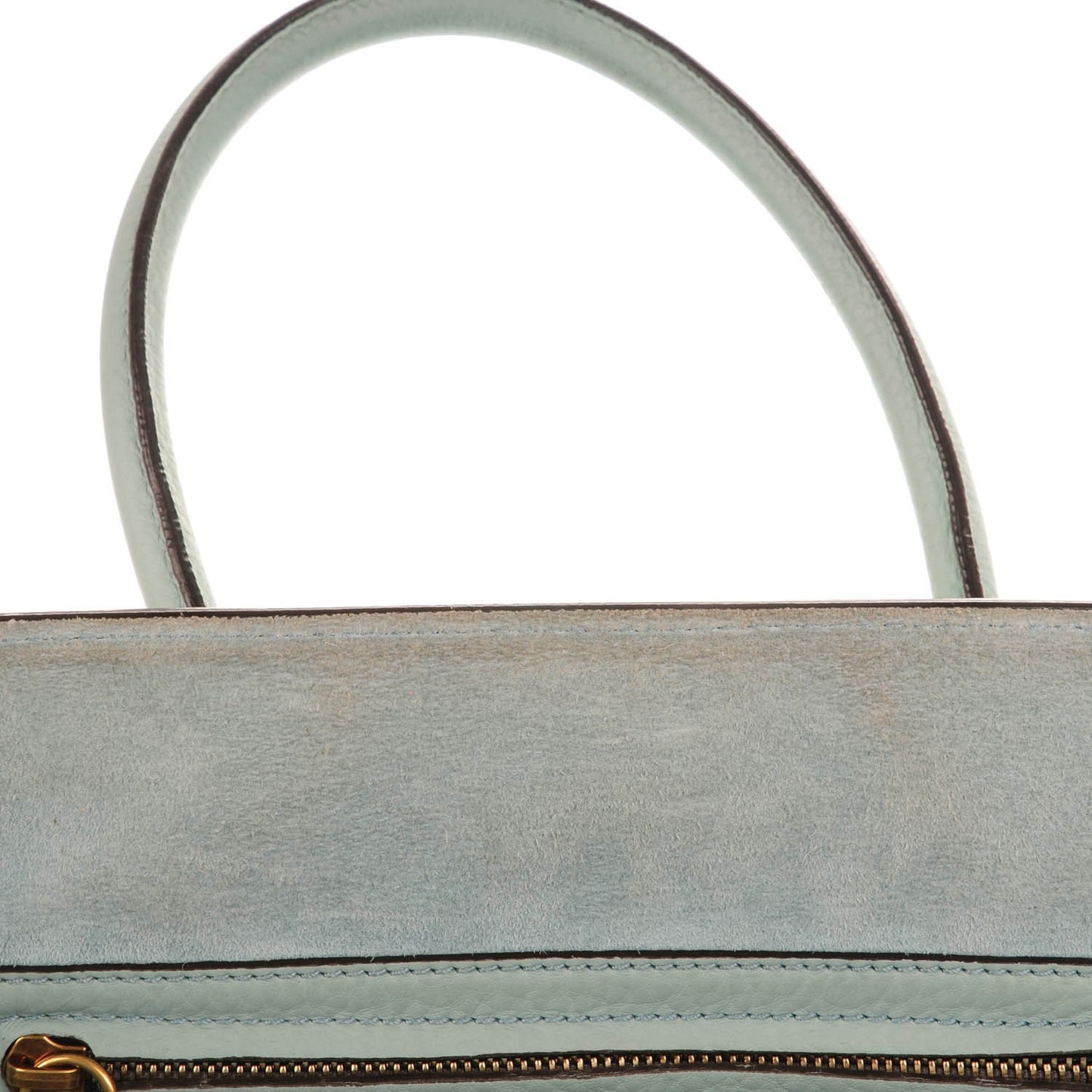 Supple Calfskin Medium Phantom Luggage Glacier