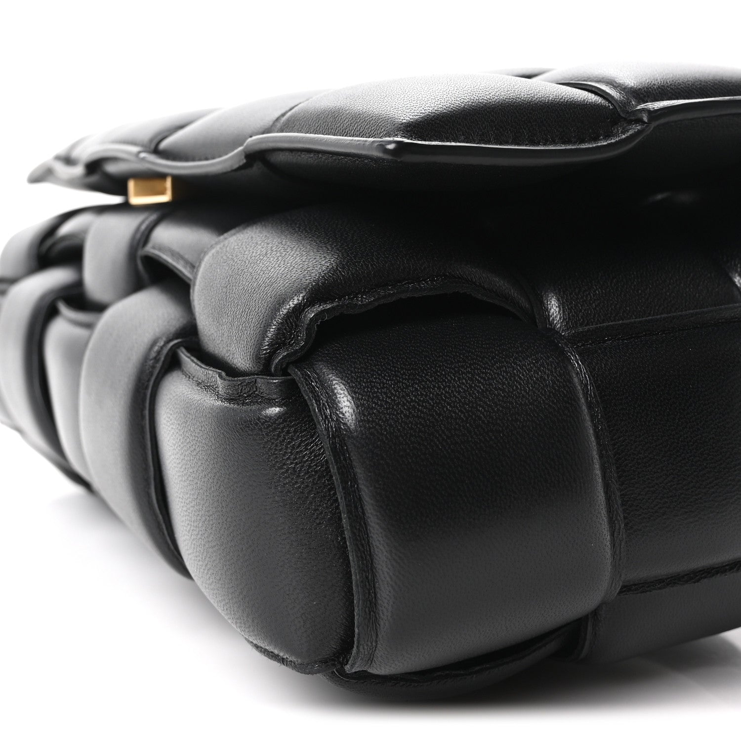 Bottega Veneta Nappa Maxi Intreccio Padded Cassette Crossbody Bag Black Black 10 of 10