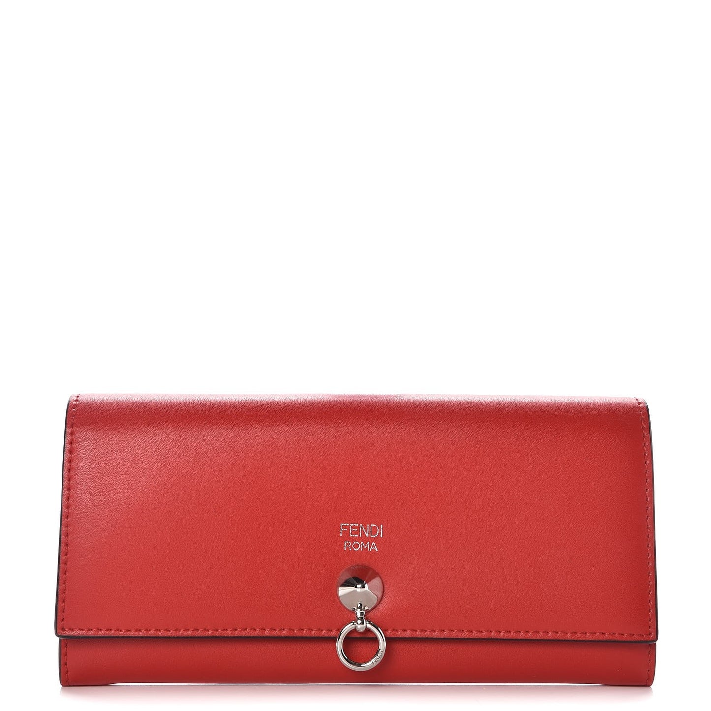Vitello Liberty Century Lucido By The Way Continental Wallet Rosso