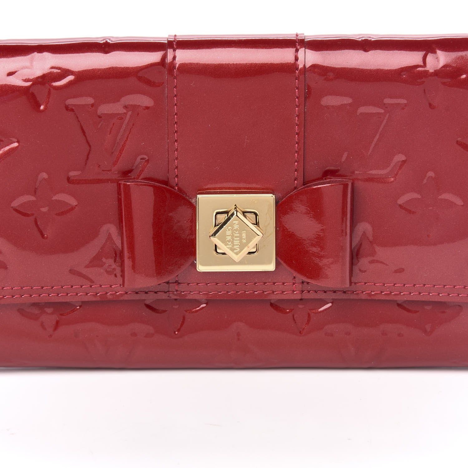 Louis Vuitton Vernis Sarah Noeud Wallet Pomme D'Amour 9 of 10