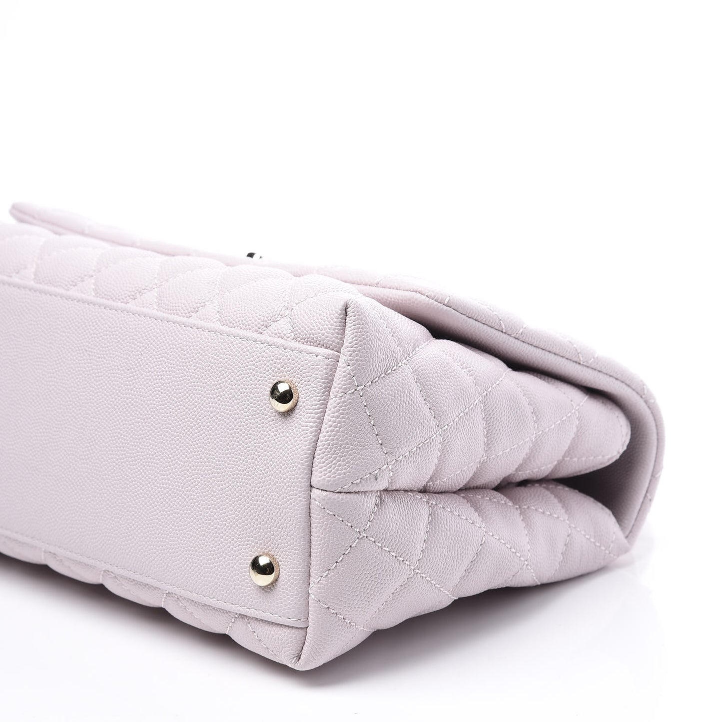 Caviar Quilted Small Coco Handle Flap Lilas Lilac